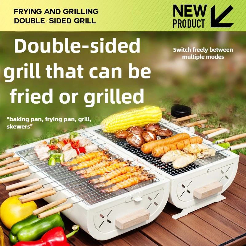 Camping Cooking Heater - Barbecue Oven Household Grill Portable Outdoor