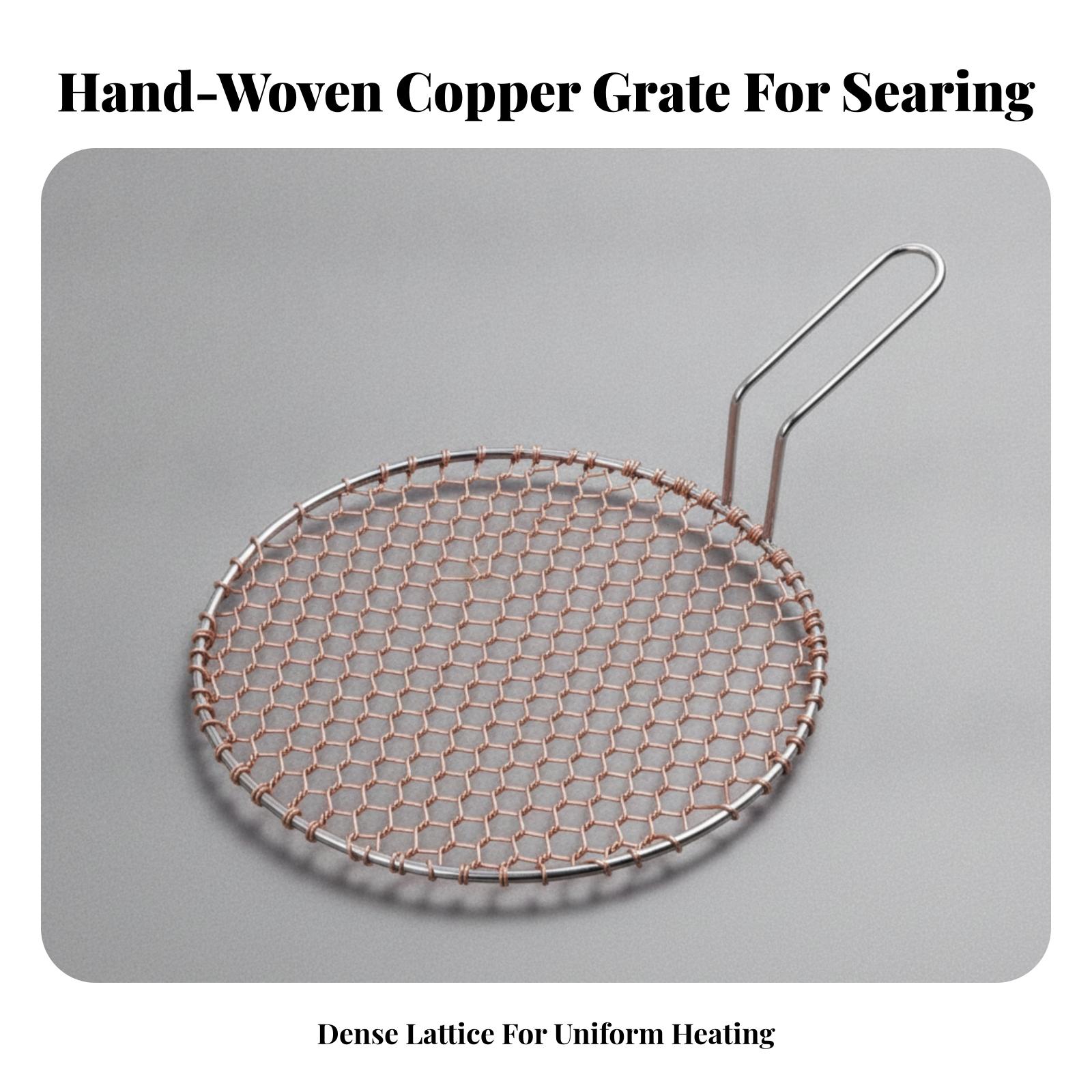 Portable Copper Mesh Round Gri - Camping Cooking Grill review and price
