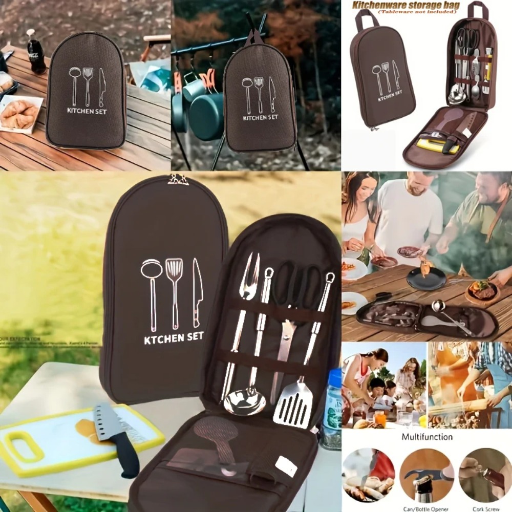 Portable Outdoor Cook Bag Camp - Camping Cooking Utensil Organizer review and price