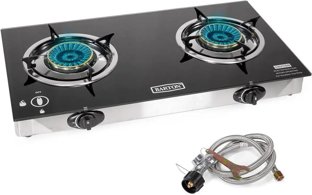 2 Burner Propane Gas Stove, 25 - Camping Cooking Top review and price