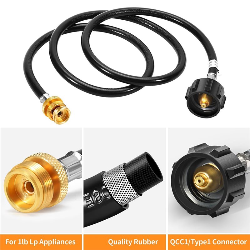 QCC Propane Tanks Adapter Hose - Camping Cooking Easy review and price