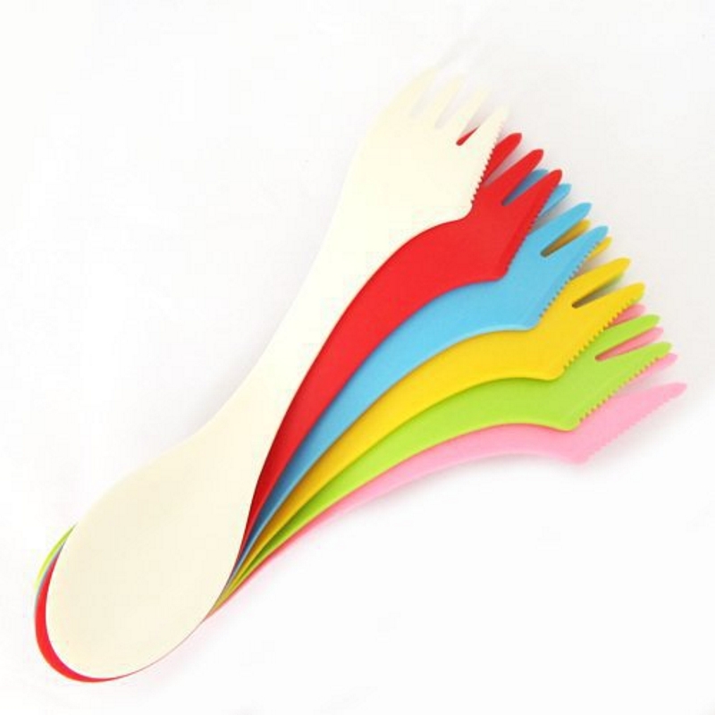 6PCS 3-in-1 Camp Utensils Set  - Camping Cooking Cutlery Set review and price