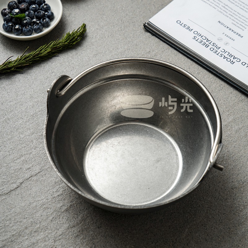 Retro three-layer steel campin - Camping Hanging Cooking Pot review and price