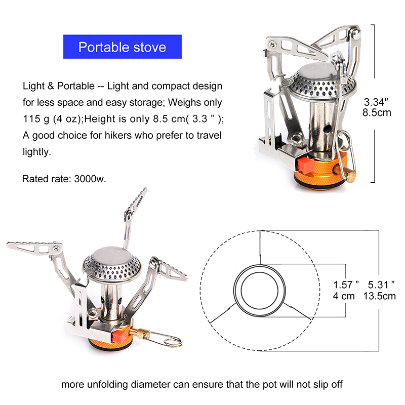Widesea One-Piece Gas Stove 35 - Camping Cooking Easy review and price