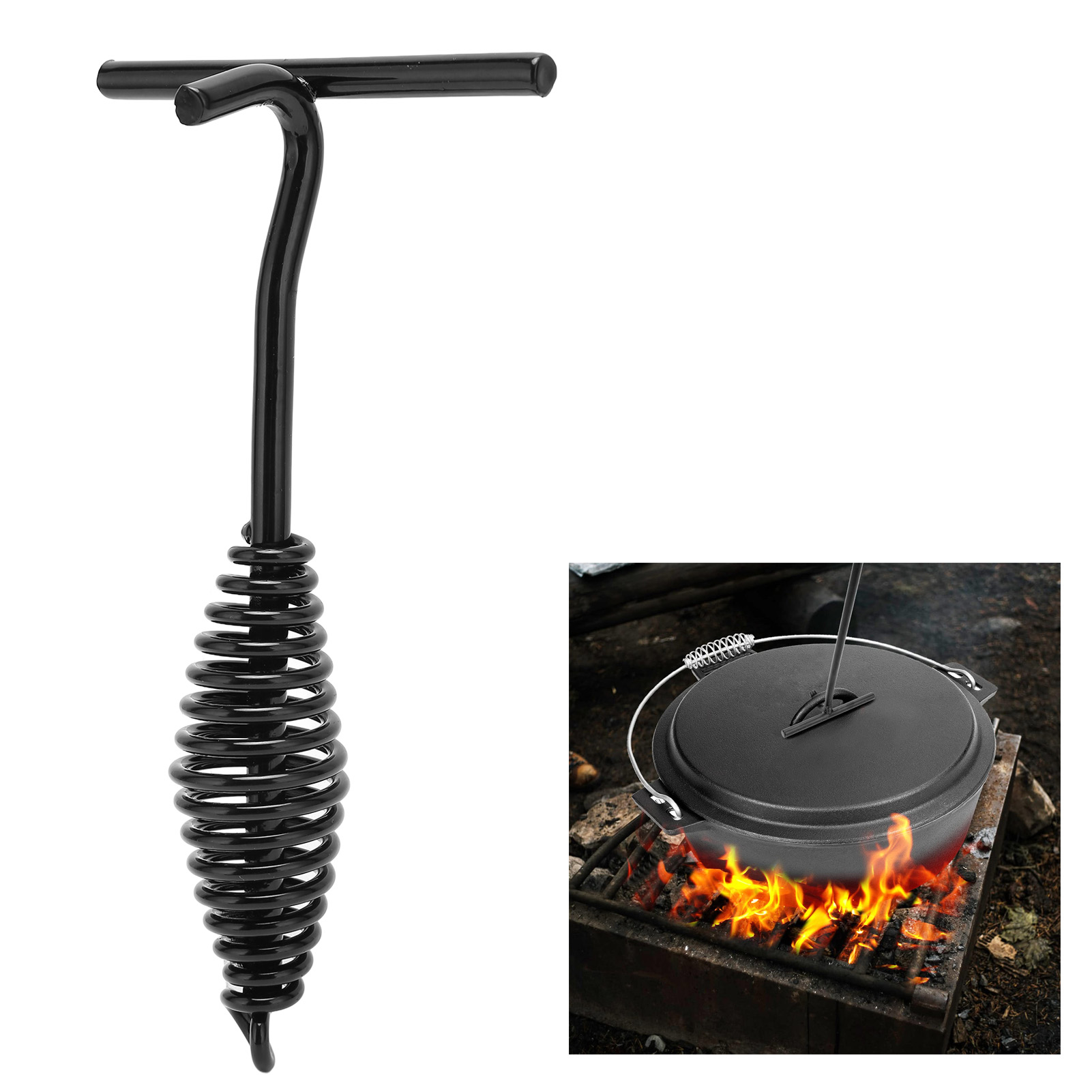 19.5cm Dutch Oven Lid Lifter C - Camping Cooking Heater review and price