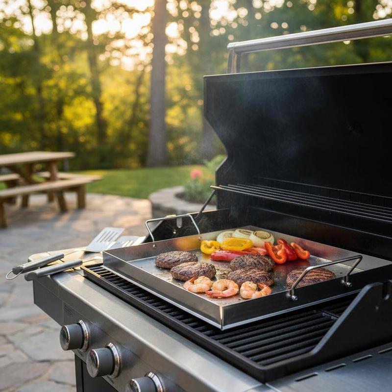 Universal Flat Top Griddle 18x - Camping Cooking Top review and price