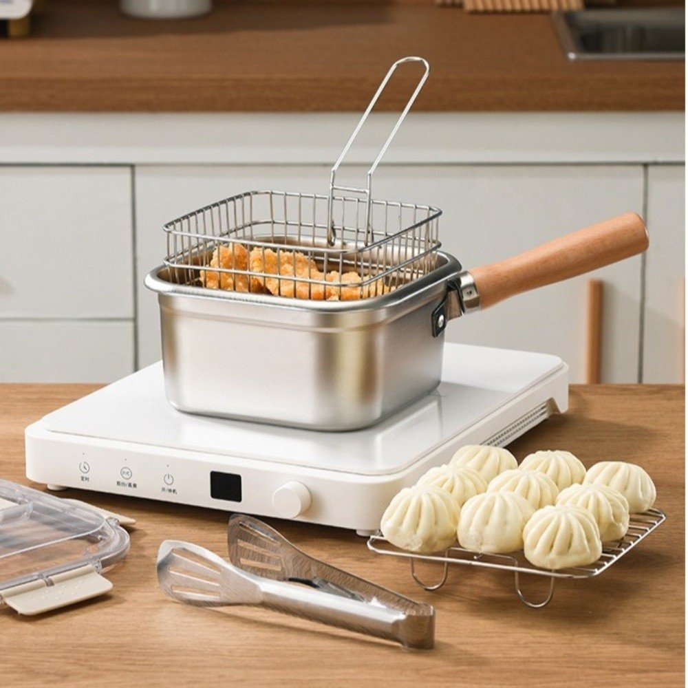 Portable Stainless Steel Fryin - Camping Cooking Gear Set review and price