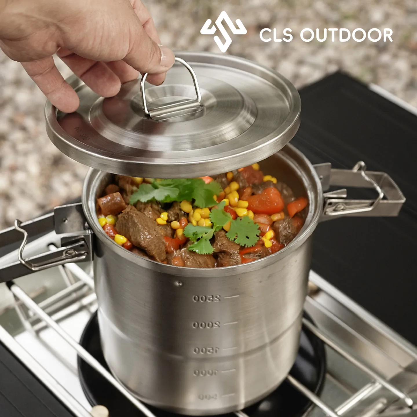 Outdoor Camping 304 Stainless  - Camping Hanging Cooking Pot review and price