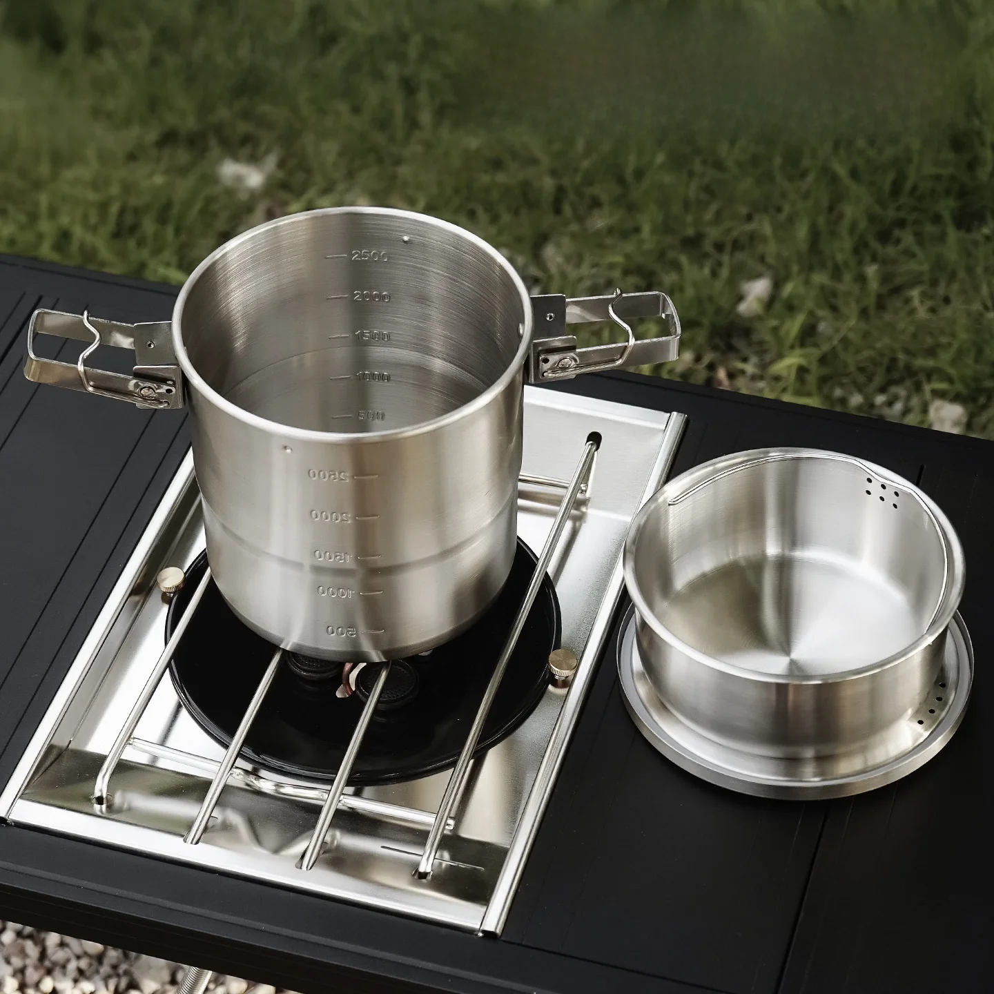 Outdoor Camping 304 Stainless  - Camping Hanging Cooking Pot review and price