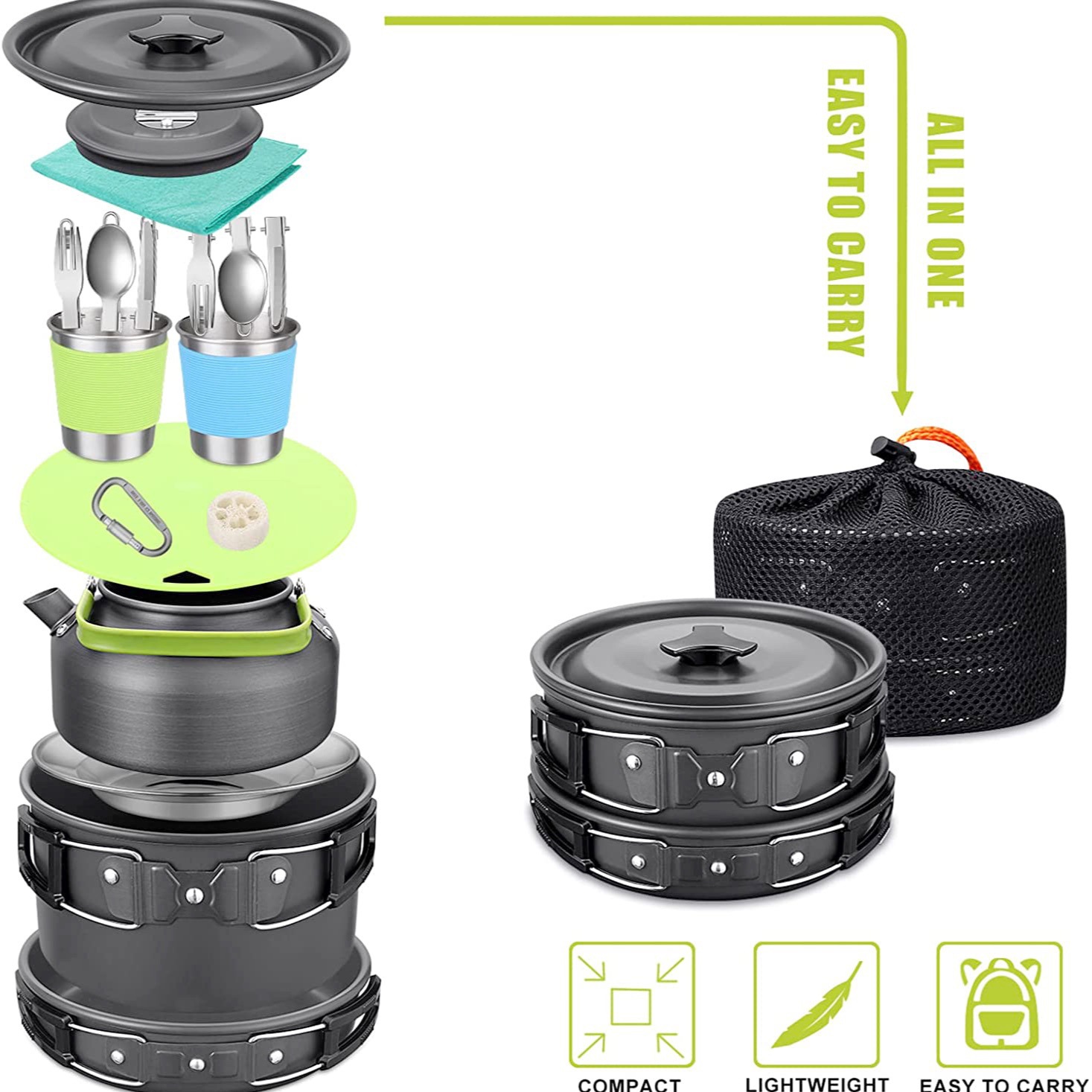 Complete 2-3 Person Camping Co - Camping Cooking Easy review and price