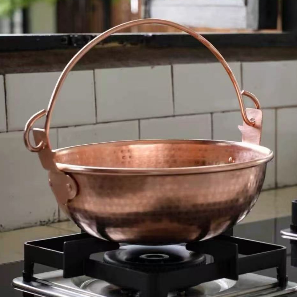 Vintage Copper Hanging Pot,Out - Camping Hanging Cooking Pot review and price