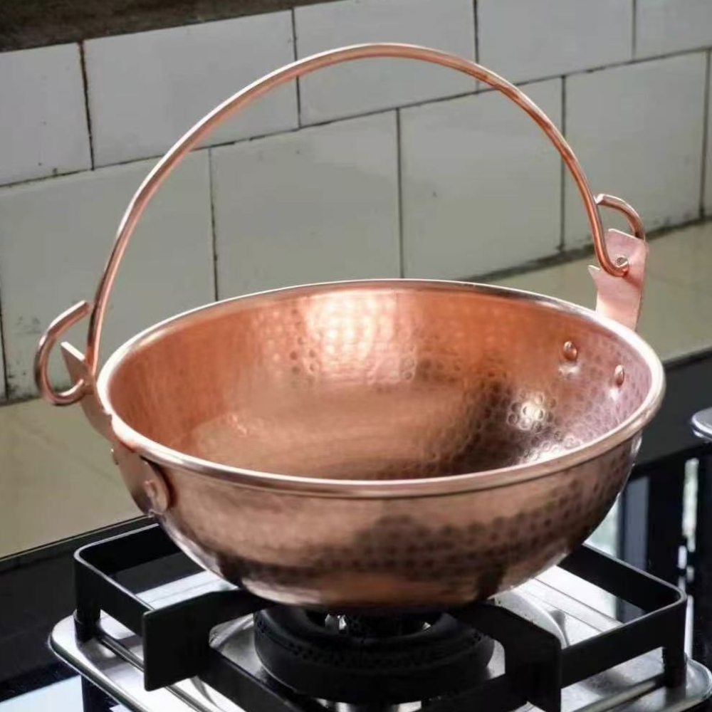 Vintage Copper Hanging Pot,Out - Camping Hanging Cooking Pot review and price