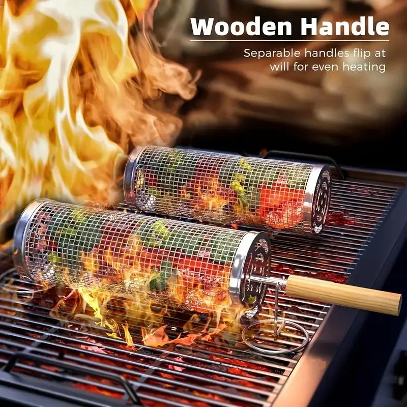 Stainless Steel BBQ Grill Bask - Camping Cooking Grill review and price