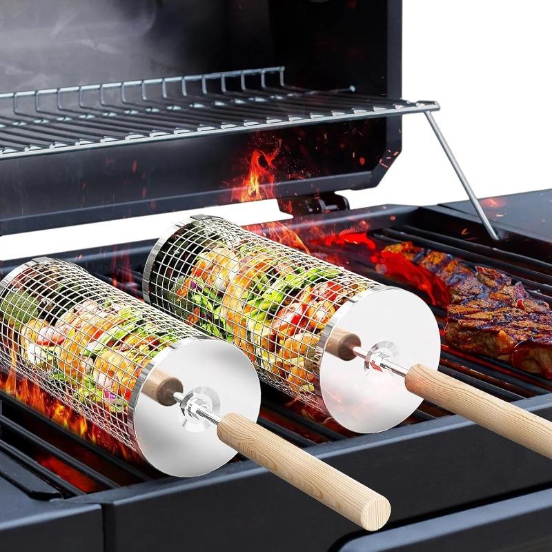 Stainless Steel BBQ Grill Bask - Camping Cooking Grill review and price