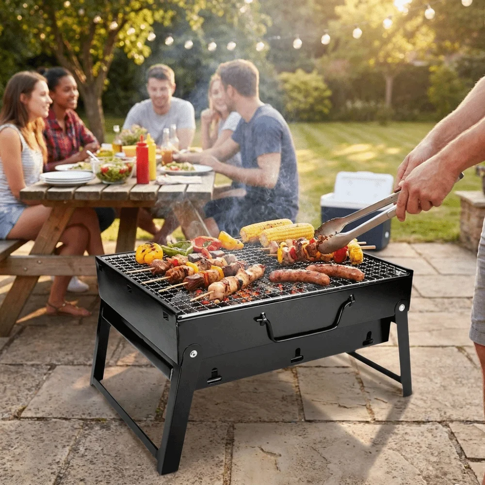 Portable Thickened BBQ Stove S - Camping Cooking Easy review and price