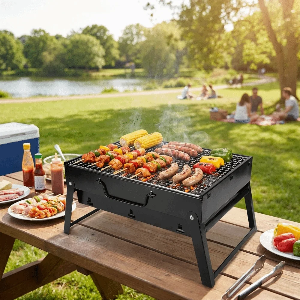 Portable Thickened BBQ Stove S - Camping Cooking Easy review and price