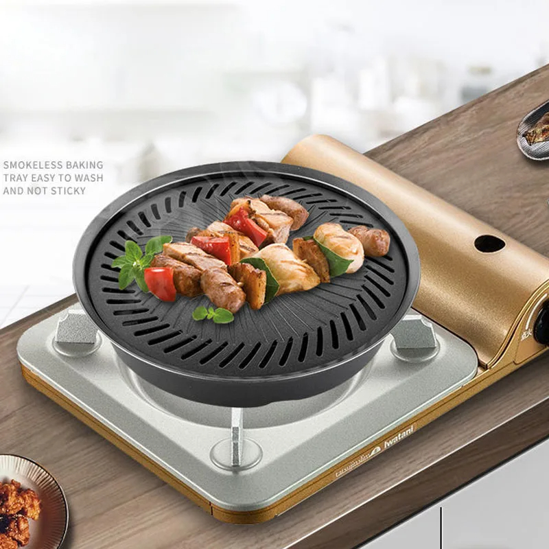 Korean Non-stick Barbecue Tray - Camping Cooking Top review and price