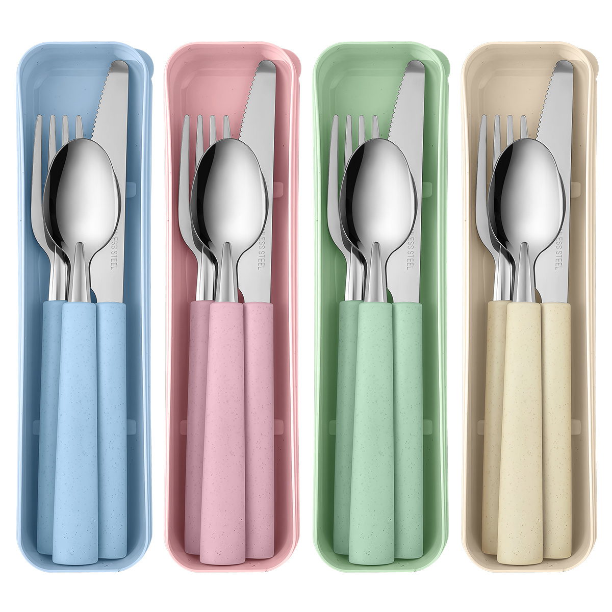 1 set stainless steel portable - Camping Cooking Cutlery Set review and price