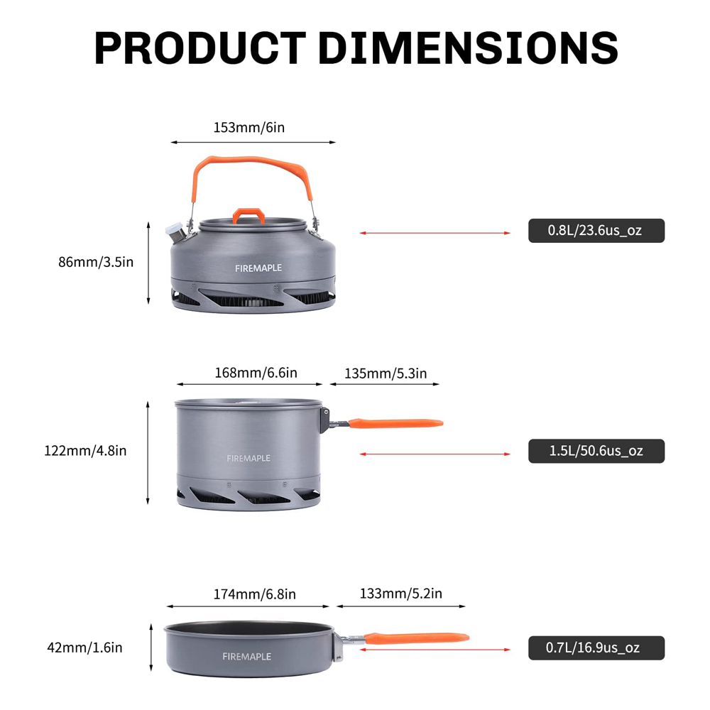 Fire Maple Camping Cookware Ut - Camping Cooking Gear Set review and price