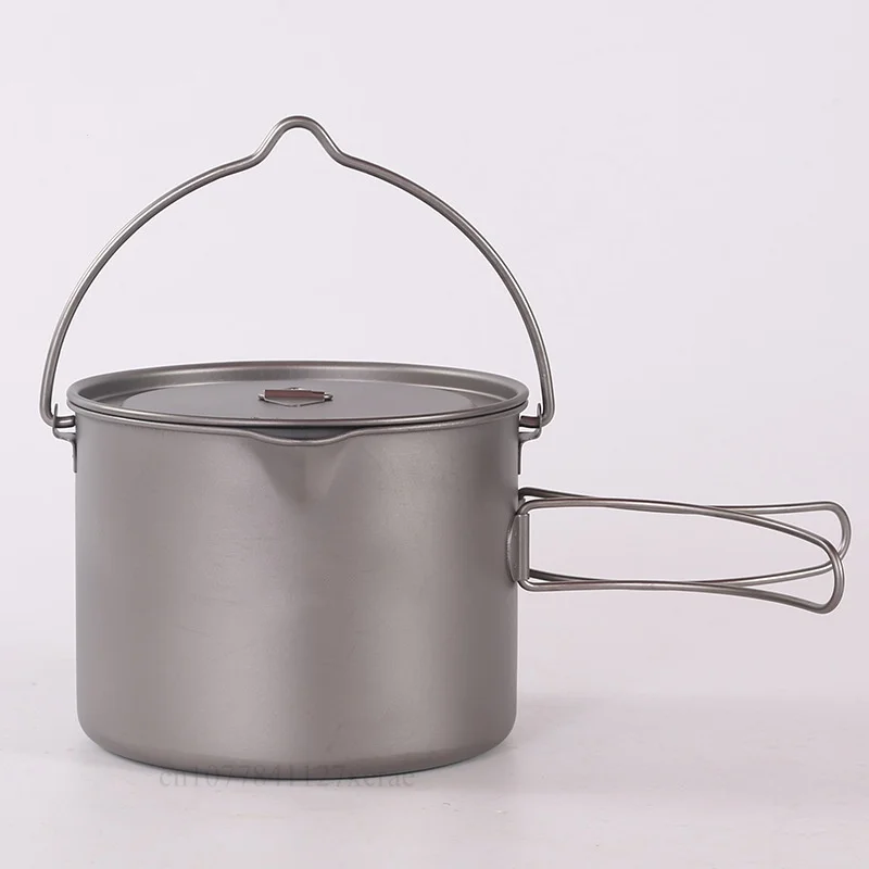 Pure Titanium Camping Cookware - Camping Hanging Cooking Pot review and price