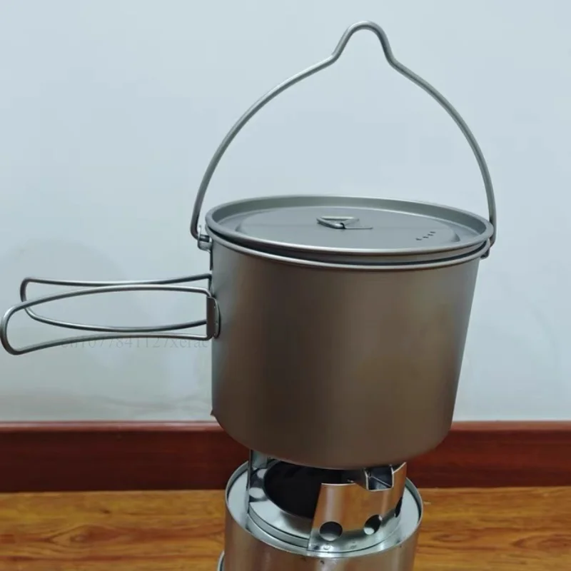 Pure Titanium Camping Cookware - Camping Hanging Cooking Pot review and price
