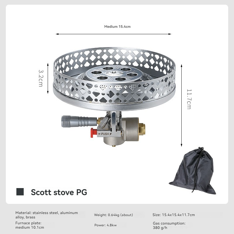 CAMPINGMOON PG-4 Scott Propane - Camping Cooking Fire review and price